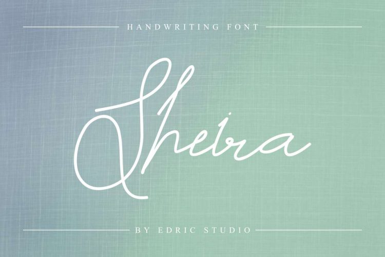 Sheira Signature Handwritting Font