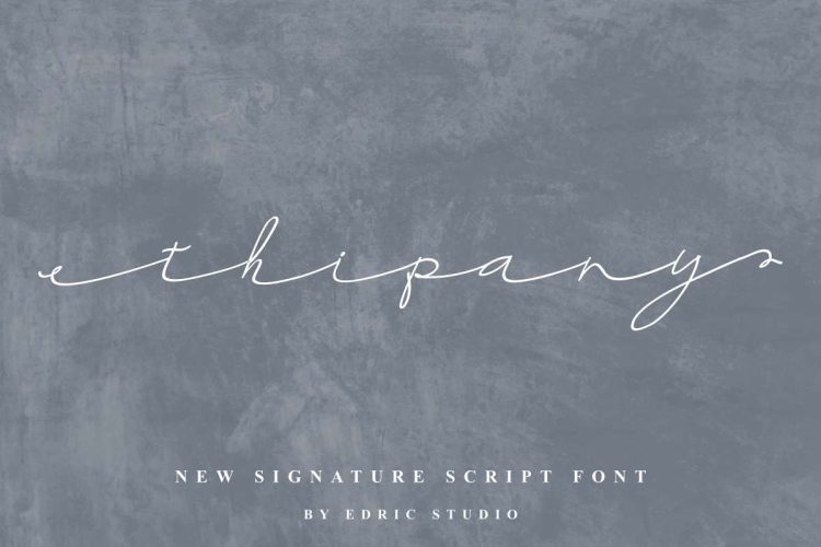 Thipany Signature Font - Image 12