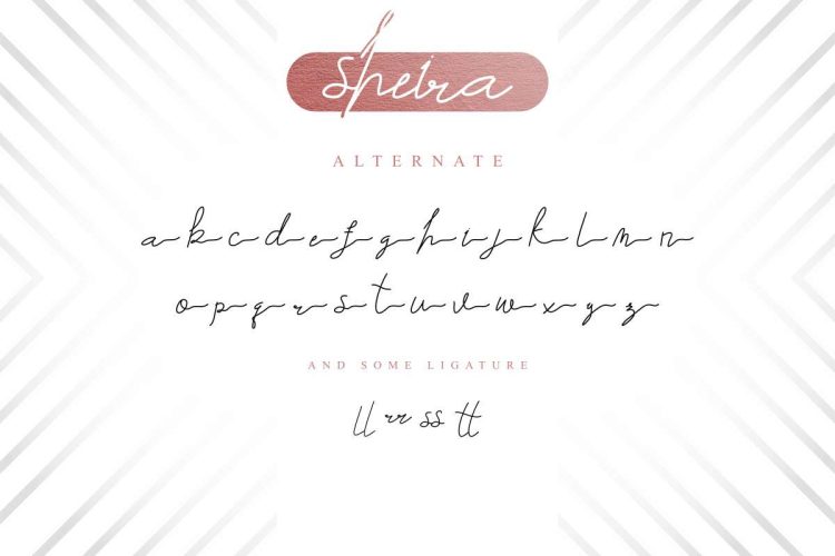 Sheira Signature Handwritting Font - Image 3