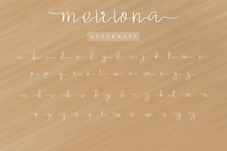 Meiriona Handwriting Font - Image 3