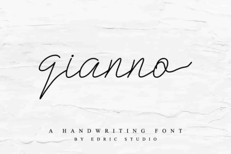 Qianno Monoline Handwritten Font