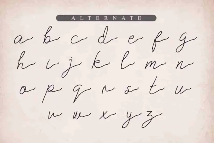 Qianno Monoline Handwritten Font