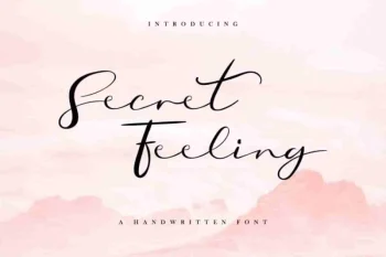 Secret Feeling Calligraphy Font