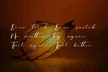 Secret Feeling Calligraphy Font