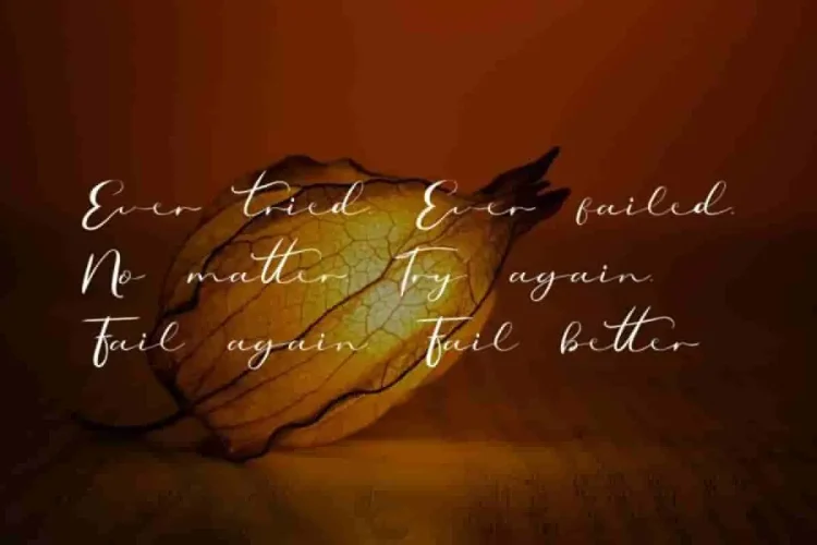 Secret Feeling Calligraphy Font