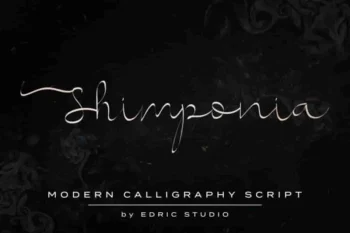 Shimponia Calligraphy Font