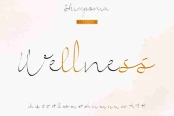 Shimponia Calligraphy Font
