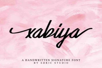 Xabiya Marker Handwritting Font