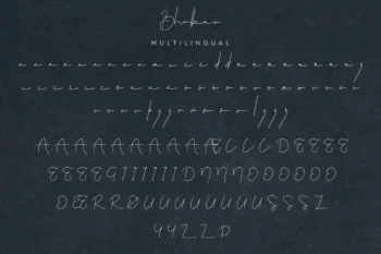 Bhalbino Handwriting Signature Font