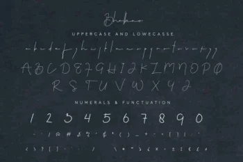 Bhalbino Handwriting Signature Font