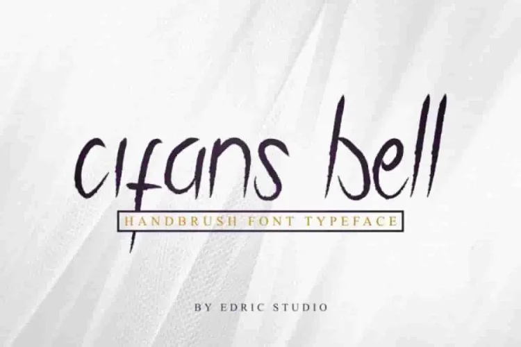 Cifans Bell HandBrush Font