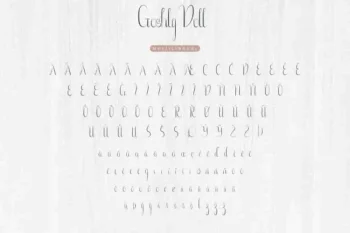 Goshty Doll Calligraphy Font