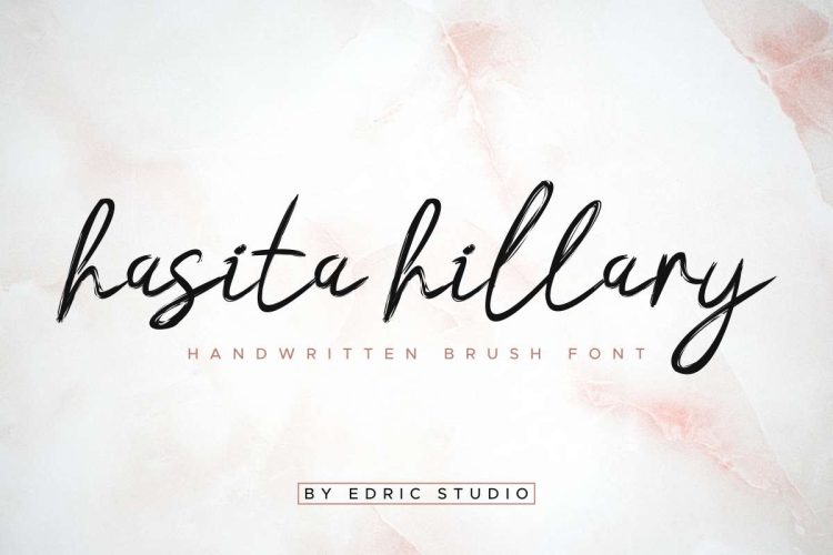 Hasita Hillary Brush Font - Image 11