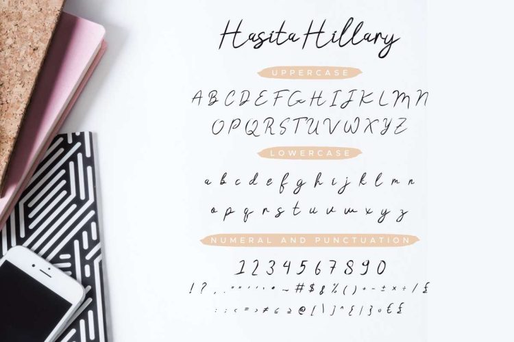 Hasita Hillary Brush Font - Image 3