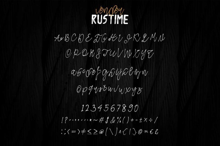 Vender Rustime Font Duo - Image 3