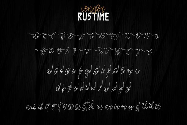 Vender Rustime Font Duo - Image 2