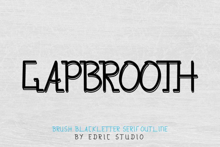 Gapbrooth Font Duo - Image 5