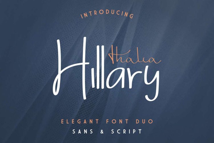 Thalia Hillary Font Duo