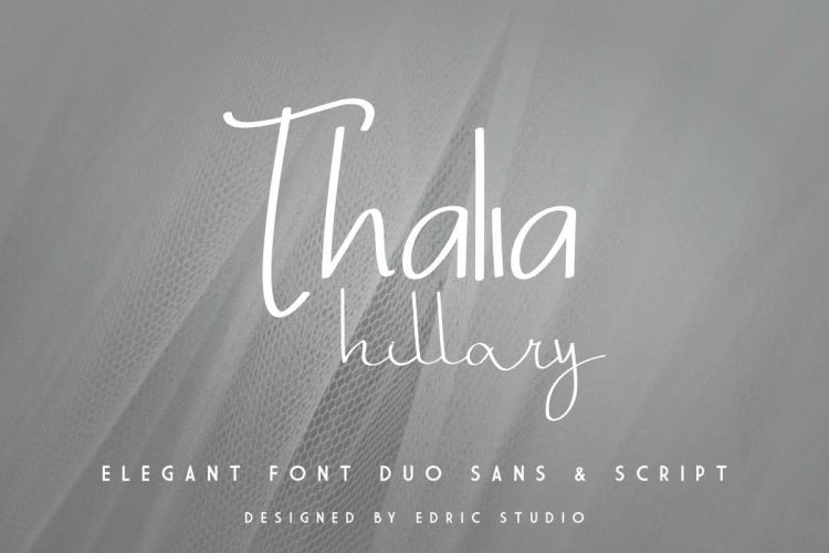 Thalia Hillary Font Duo - Image 10