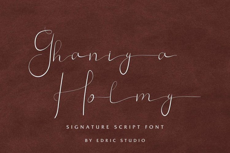 Ghaniya Holmy Calligraphy Font - Image 10