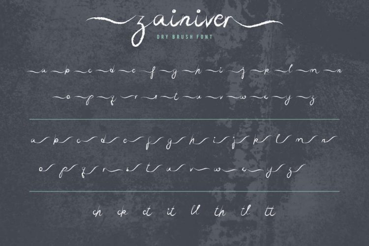 Zainiver Brush Font - Image 4