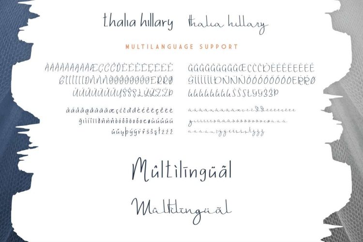 Thalia Hillary Font Duo - Image 2