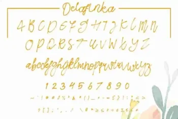 Delafinka Cursive