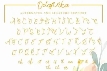 Delafinka Cursive