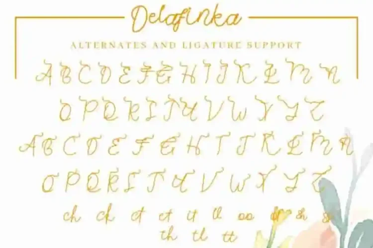 Delafinka Cursive