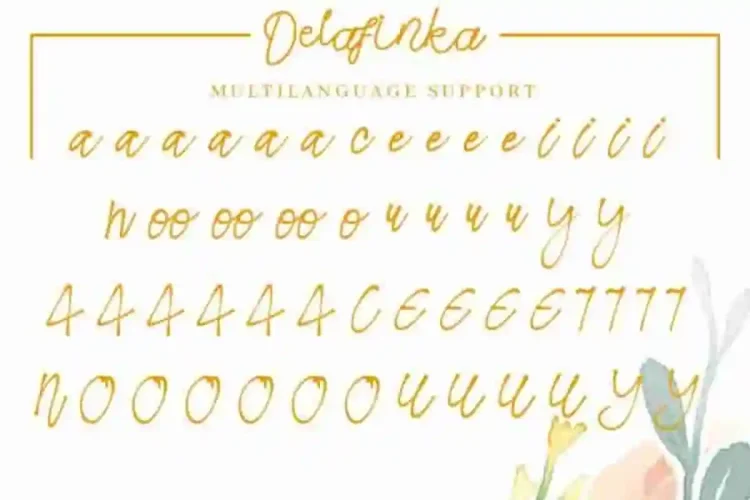 Delafinka Cursive