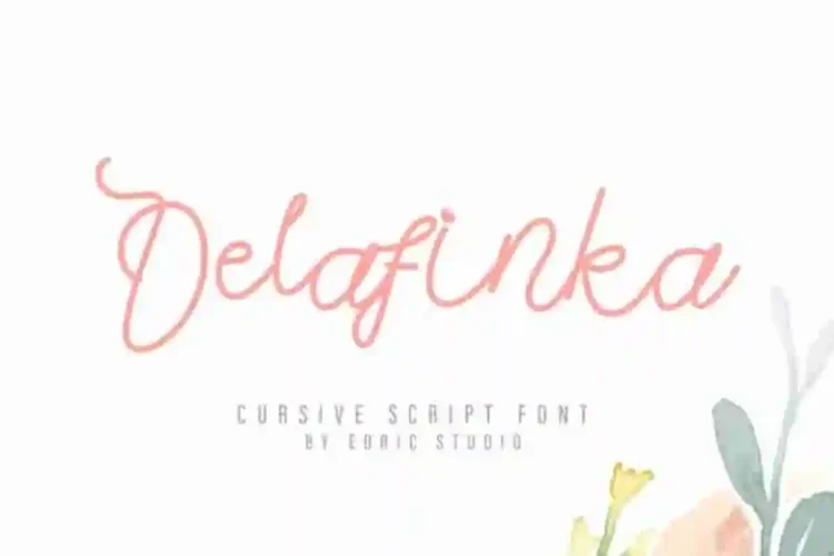 Delafinka Cursive