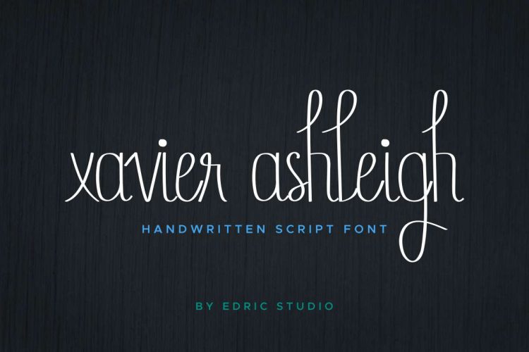 Xavier Ashleigh Calligraphy Font - Image 10