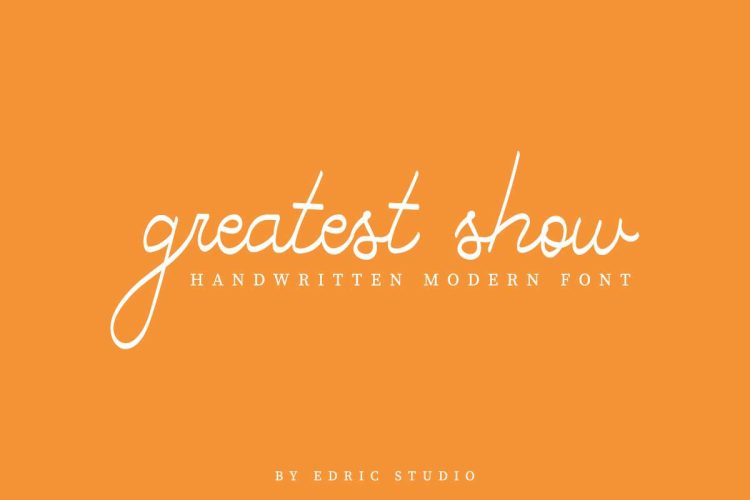 Greatest Show Handwritten Modern Font - Image 2