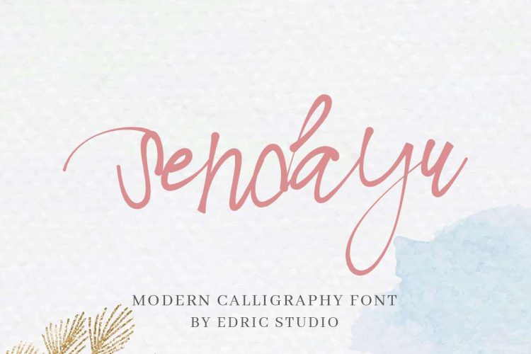 Sendayu Light Calligraphy Font - Image 2