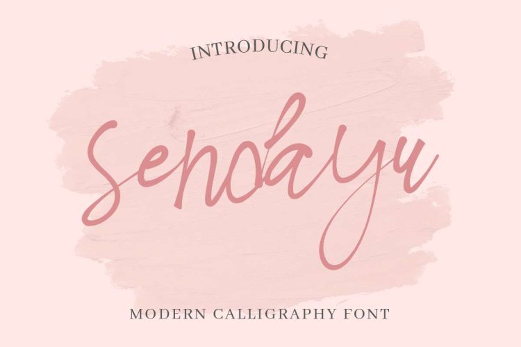 Sendayu Light Calligraphy Font