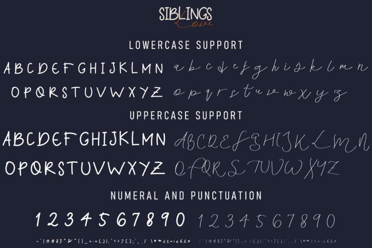 Siblings Love Font Duo - Image 4