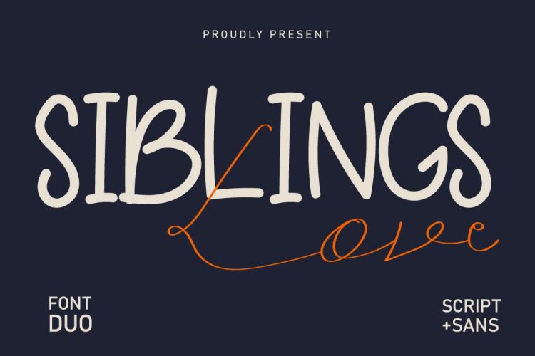 Siblings Love Font Duo - Image 2