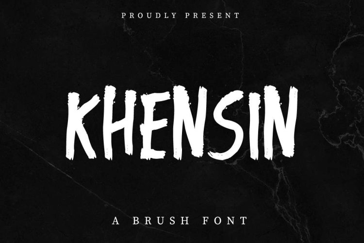 KHENSIN Brush Font - Image 2