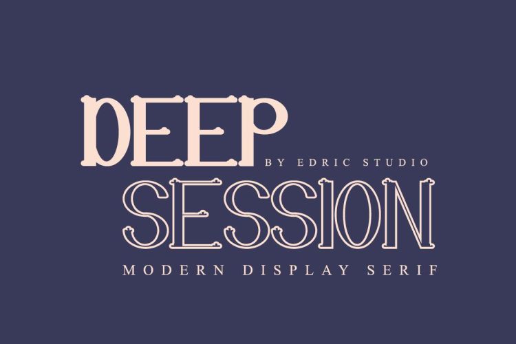 Deep Session Display Serif Font