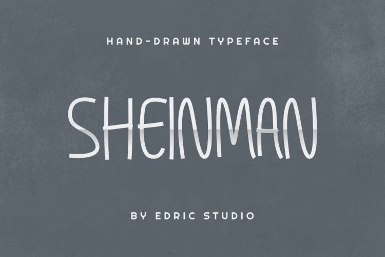 Sheinman Hand Drawn Font by Edric Studio