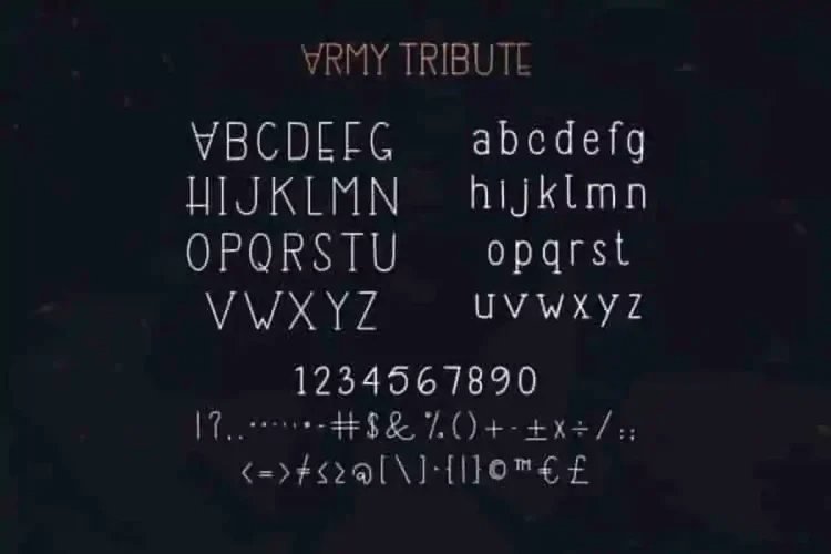 Army Tribute