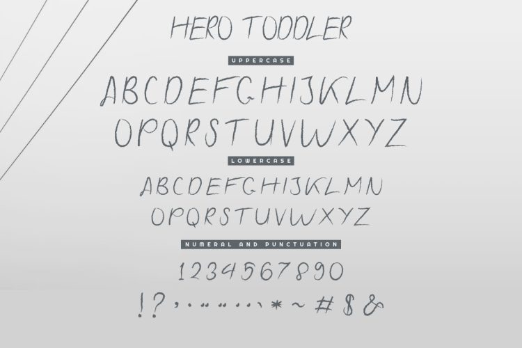 Hero Toddler Font Duo Family - Image 3