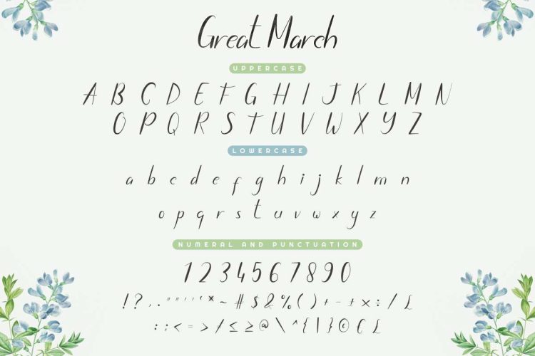 Great March Calligraphy Font - Image 7