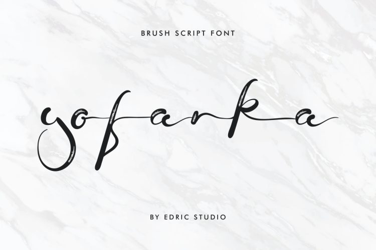 Yofanka Brush Font