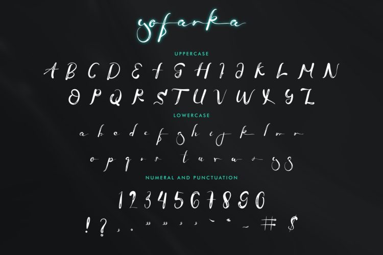 Yofanka Brush Font - Image 6