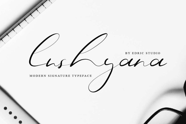 Lushyana Signature Font