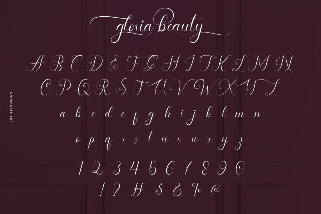 Gloria Beauty Font by EdricStudio