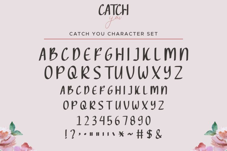 Catch You Font - Image 3