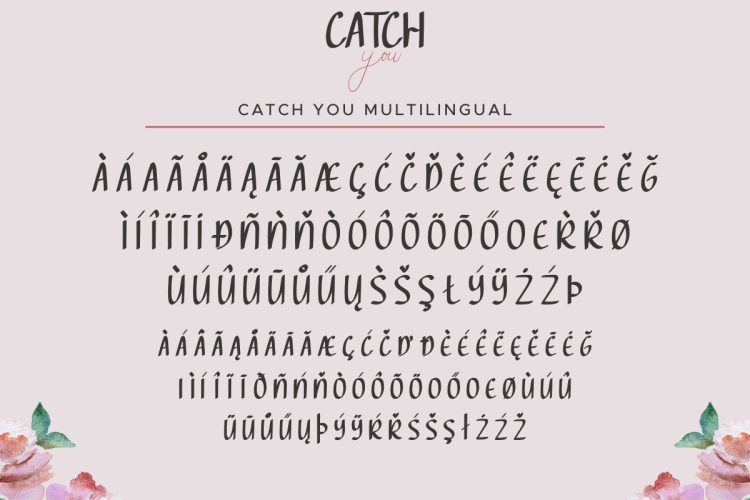 Catch You Font - Image 6