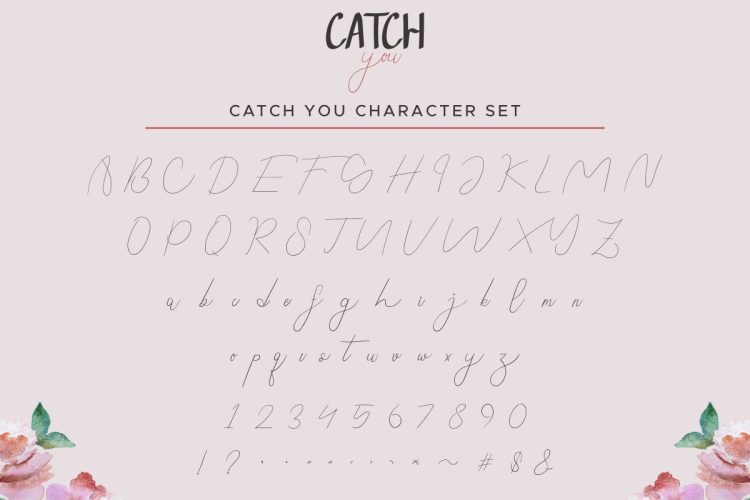 Catch You Font - Image 8